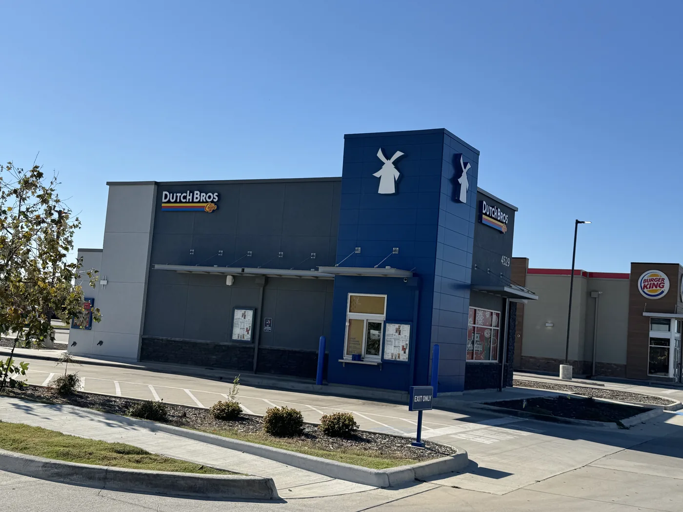Dutch Bros freestanding drive-thru coffee