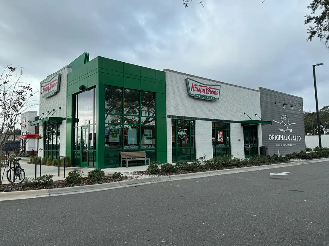 Krispy Kreme freestanding drive-thru